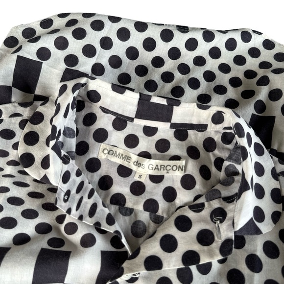 💥SOLD💥Comme Des Garcons CDG Polka Dots Shirt - Picture 4 of 8